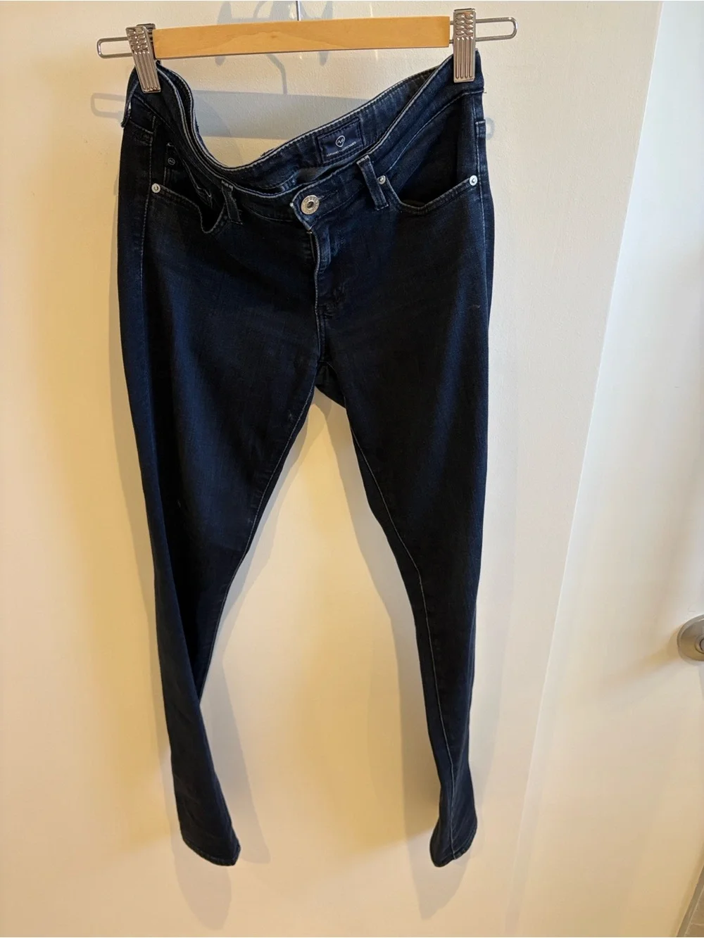 Ag Adriano Goldschmied Women's Dark Indigo Skinny Jeans size 26 - Picture 4 of 9